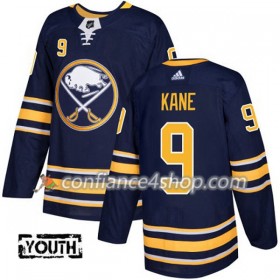 Adidas Maillot de Hockey Buffalo Sabres Evander Kane 9 2017-2018 Bleu Marine Authentic - Enfant